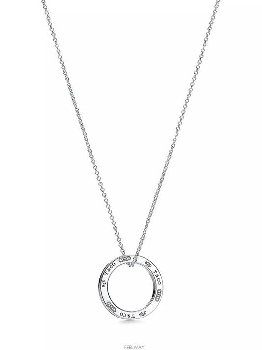 1837 Circle Pendant Necklace Silver - TIFFANY & CO. - BALAAN 2