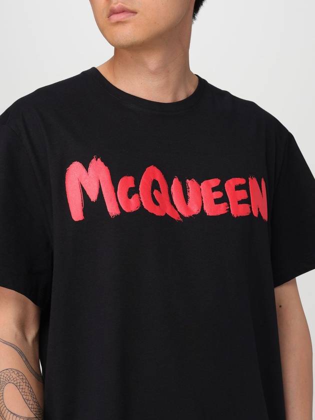 T-shirt di cotone Alexander McQueen - ALEXANDER MCQUEEN - BALAAN 5