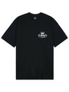 Built to Last Pigment Dyed Short Sleeve T Shirt Black - STUSSY - BALAAN 2