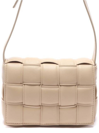 Cassette Intrecciato Padded Small Cross Bag Beige - BOTTEGA VENETA - BALAAN 2