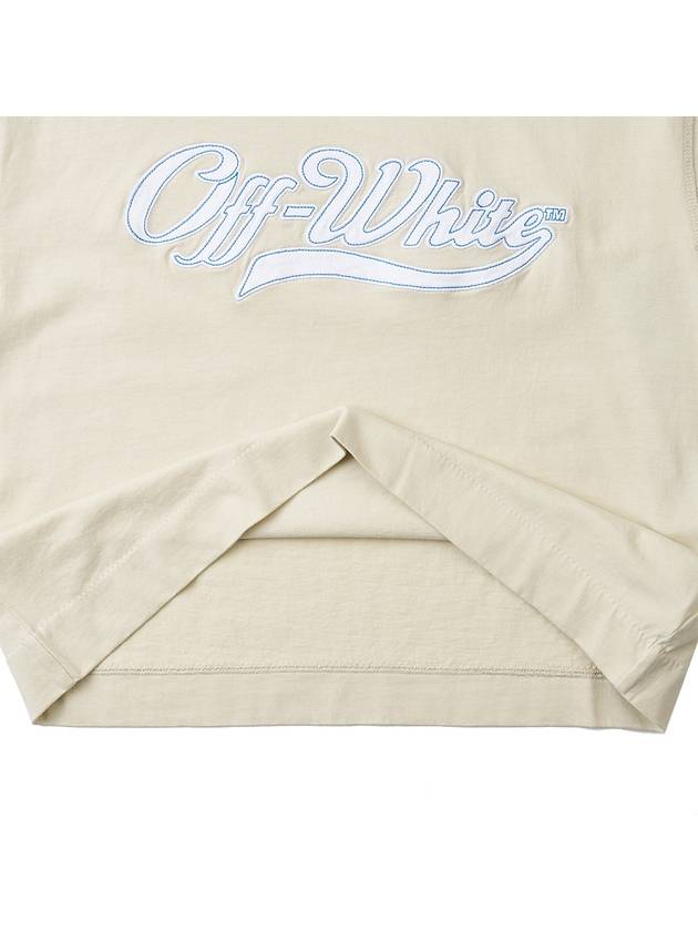 Long Sleeve T-Shirt OWAA090S23JER0046145 BEIGE - OFF WHITE - BALAAN 8