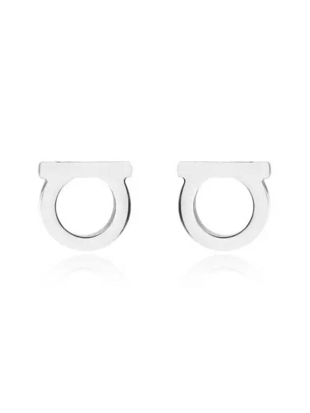 Gancini Earings Silver - SALVATORE FERRAGAMO - BALAAN 6