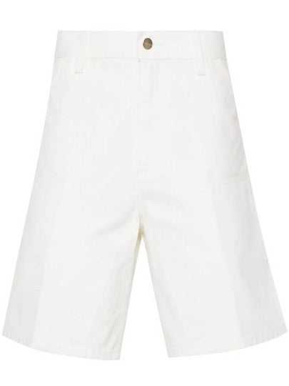 Double Knee Shorts White - CARHARTT WIP - BALAAN 2