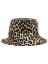 Leopard Print Bucket Hat - GANNI - BALAAN 3