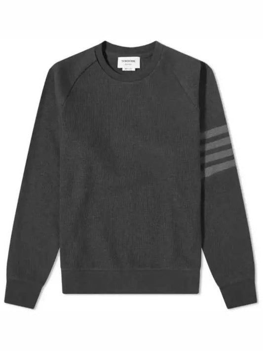 4 Bar Stripe Sweatshirt Dark Grey - THOM BROWNE - BALAAN 2