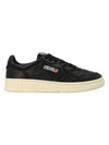 Medalist Low Top Sneaker in Super-Soft Black Nappa - AUTRY - BALAAN 1