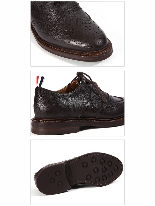 DP Sail MFD043L00198 205 Leather Wingtips - THOM BROWNE - BALAAN 6