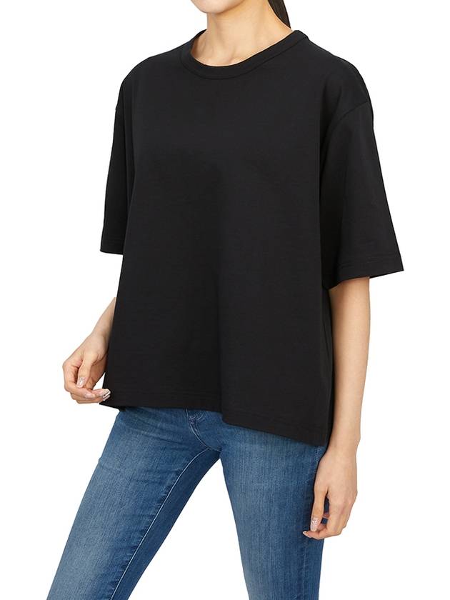 LEE SNW 829 BLACK Women's Short Sleeve TShirt - STUDIO NICHOLSON - BALAAN 5