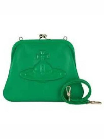 ORB Clutch Shoulder Bag Green 52050001L003AM405 - VIVIENNE WESTWOOD - BALAAN 1