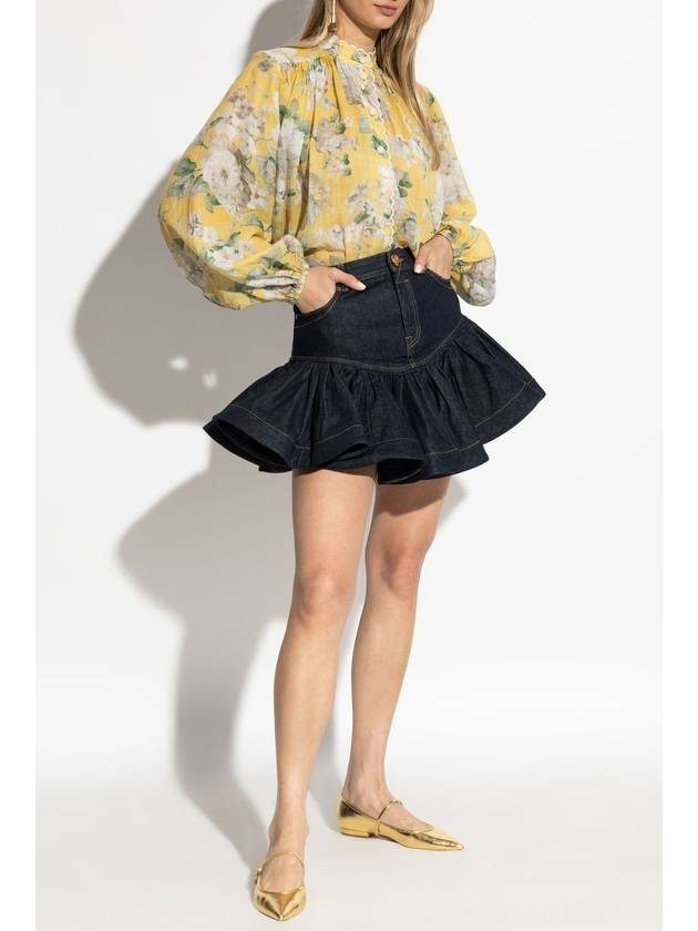 Zimmermann Shirt With Floral Pattern, Women's, Yellow - ZIMMERMANN - BALAAN 2