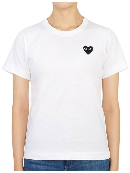 Black Waffen Women s Short Sleeve T Shirt AZ T063 051 2 - COMME DES GARCONS - BALAAN 1