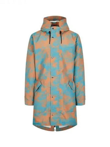 PS Double Closure Painted Parka Orange 270230 - PAUL SMITH - BALAAN 1