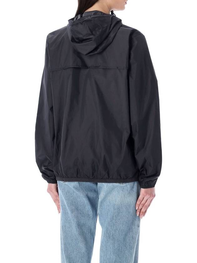 Comme Des Garçons Play Bicolor Waterproof Zip Jacket With Hood - COMME DES GARCONS PLAY - BALAAN 7