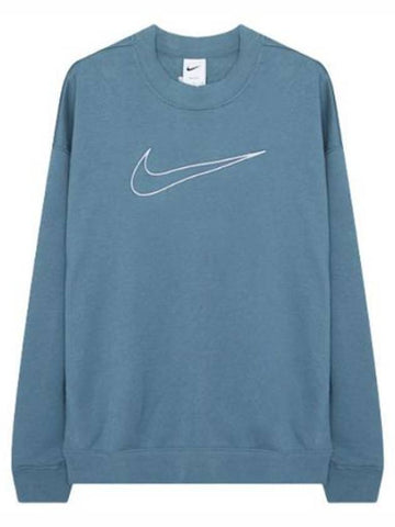 Women's Dry Fit Graphic Essentials French Terry Crew - NIKE - BALAAN 1