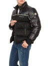 High Neck Goose Down Zip-Up Jacket Black - MONCLER - BALAAN 7