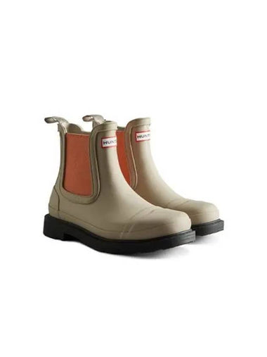 Commando Chelsea Rain Boots Skimming Stone Coral Shade WFS1018RMASKC - HUNTER - BALAAN 1