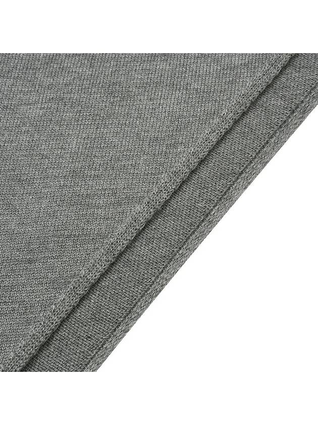 Wool Layered Scarf Grey - NOIRER FOR WOMEN - BALAAN 5