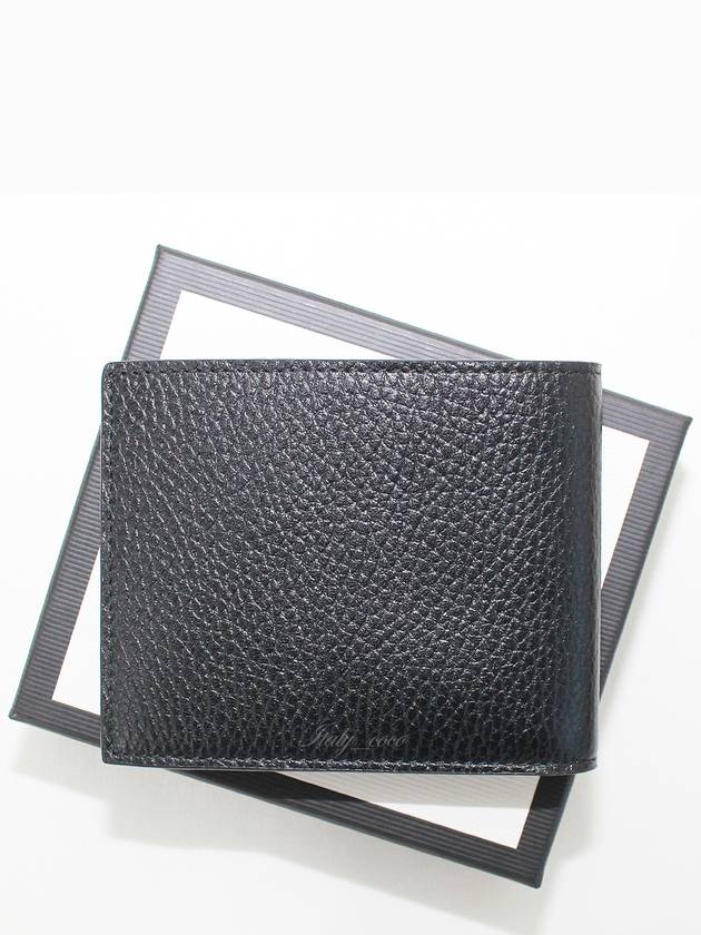 GG Interlocking Two Tone Half Wallet Black - GUCCI - BALAAN 4