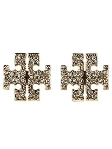 Women s Kira Pave Stud Earrings 270602 - TORY BURCH - BALAAN 1