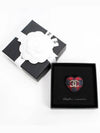 CC Tweed Heart Check Brooch Red - CHANEL - BALAAN 2