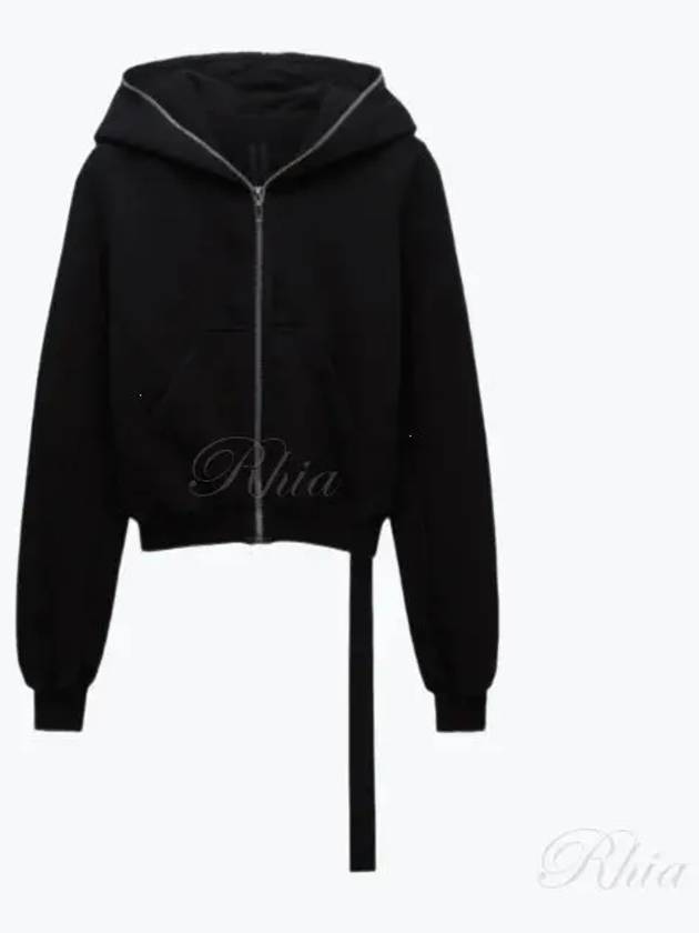 Dark Shadow Porterville Logo Cotton Hooded Zip Up DS02D2246 FEP1 0908 - RICK OWENS - BALAAN 1