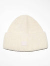 Small Face Logo Beanie Oatmeal Melange - ACNE STUDIOS - BALAAN 5