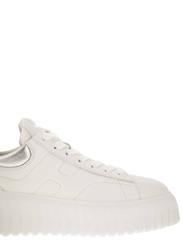 Hogan H striped low top sneakers white - HOGAN - BALAAN 7