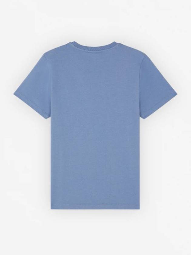 Baby Fox Regular Fit T Shirt Short Sleeve Blue Women s - MAISON KITSUNE - BALAAN 2