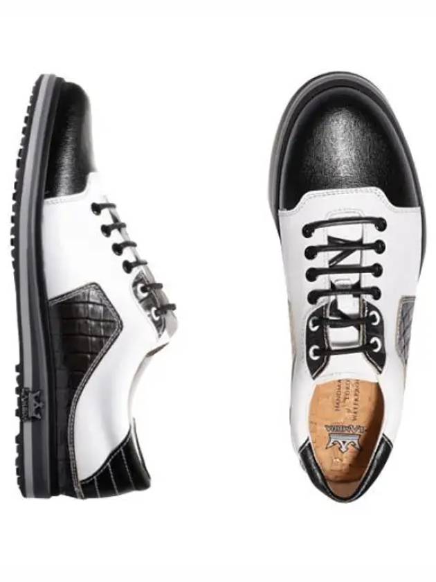 Padua Black White Spikeless Golf Shoes - LAMBDA - BALAAN 1