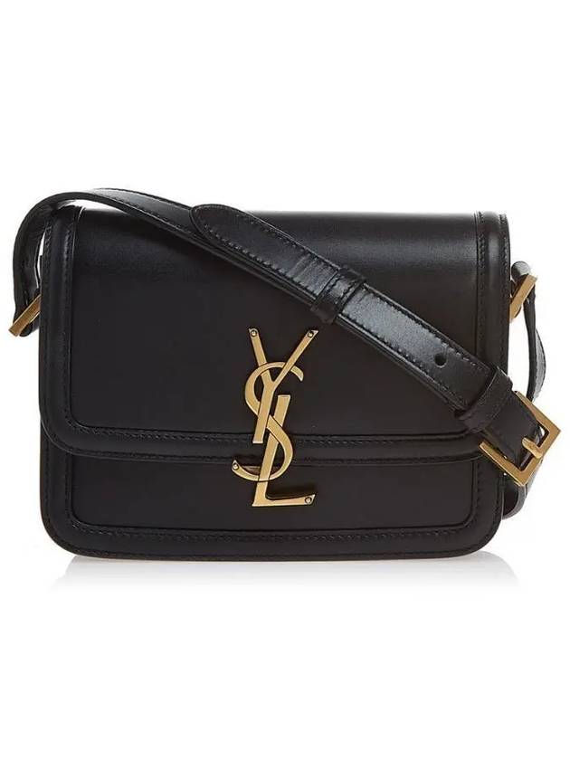 Gold Hardware Monogram Small Solferino Shoulder Bag Black - SAINT LAURENT - BALAAN 2