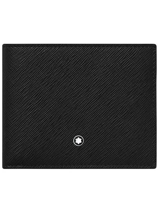 Sartorial Logo 6cc Saffiano Wallet Black - MONTBLANC - BALAAN 2