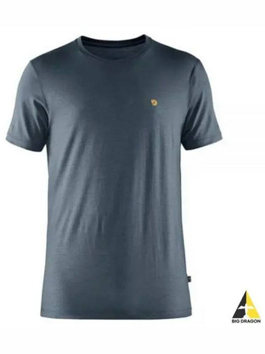 24 Men s Bergtagen thin wool short sleeve mountain blue 87192570 THINWOOL SS M - FJALL RAVEN - BALAAN 1