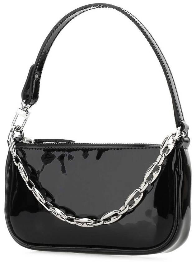 Shiny Rachel Mini Shoulder Bag Black - BY FAR - BALAAN 3