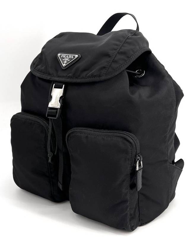 Re nylon triangle logo backpack 1BZ070 - PRADA - BALAAN 4