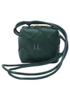 Cassette Intrecciato Mini Shoulder Bag Emerald Green - BOTTEGA VENETA - BALAAN 2