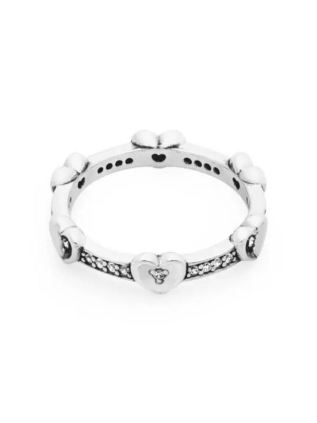 Radiant Sparkling Heart Ring Silver - PANDORA - BALAAN 3