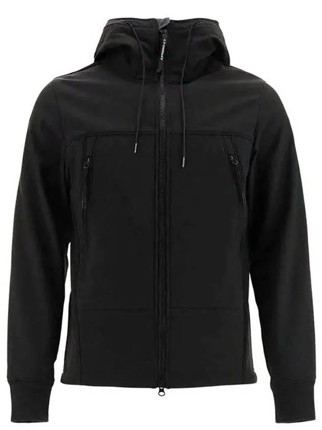 Men's Shell Goggles Hooded Jacket Black - CP COMPANY - BALAAN 3