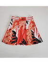 Golf Wear Golf Pleated Skirt 24 Year Product GWSD10136 Paradise Monstera Coral - J.LINDEBERG - BALAAN 4