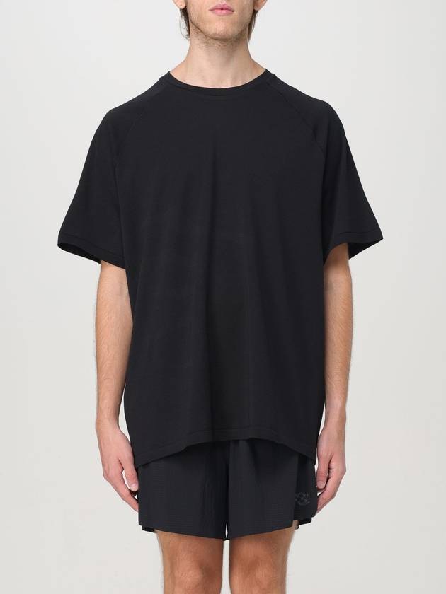 Logo Patch Short Sleeve T Shirt Black - Y-3 - BALAAN 2