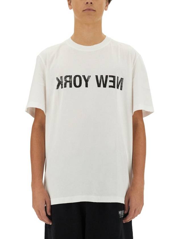 Helmut Lang T-Shirt With Logo - HELMUT LANG - BALAAN 1