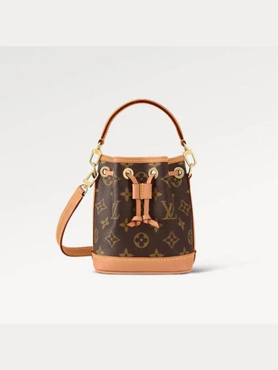 Nano Noe Monogram Bucket Bag Brown - LOUIS VUITTON - BALAAN 2