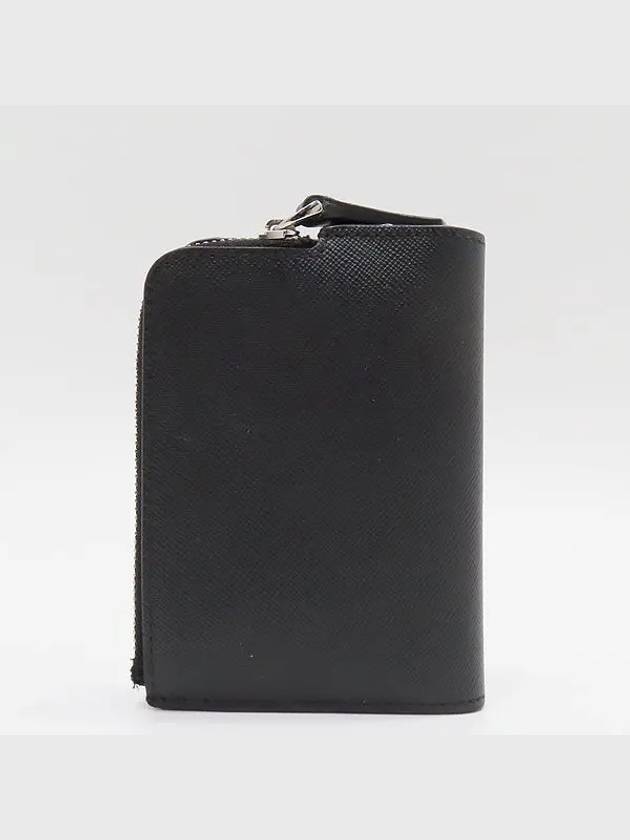 129118 Black color sartorial zipper pocket card wallet - MONTBLANC - BALAAN 3