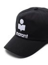 Tyron Embroidered Logo Ball Cap Black - ISABEL MARANT - BALAAN 5