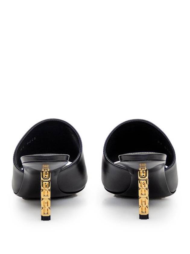 G Gold Cube Mules Sandal Hills Black - GIVENCHY - BALAAN 4