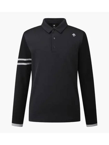 GOLF Men s Knit Hybrid T Shirt DP31MFTL95 - DESCENTE - BALAAN 1