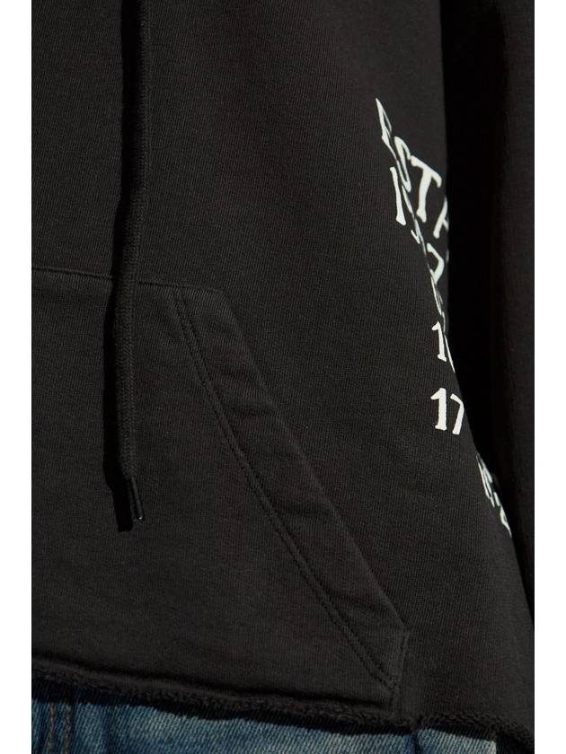 MM6 Maison Margiela Sweatshirt With Logo, Women's, Black - MAISON MARGIELA - BALAAN 5