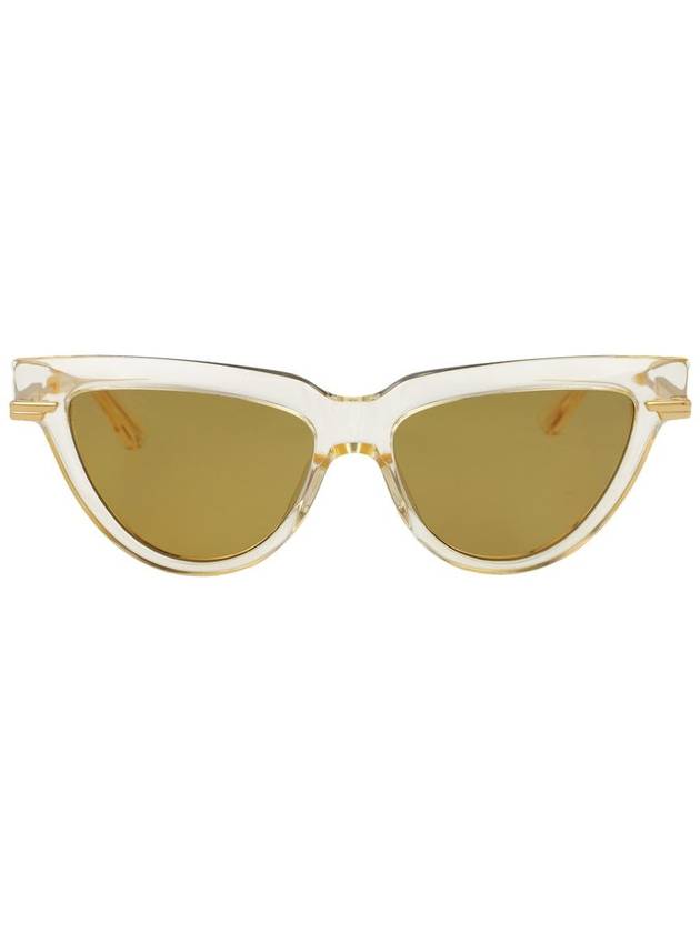 Sunglasses BV1265S 004 TRANSPARENT YELLOW - BOTTEGA VENETA - BALAAN 2