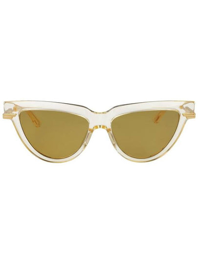 Sunglasses BV1265S 004 TRANSPARENT YELLOW - BOTTEGA VENETA - BALAAN 2