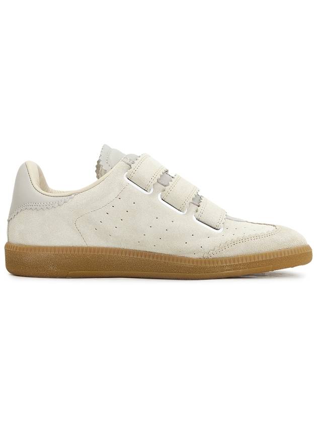 Beth Logo Leather Low Top Sneakers Beige - ISABEL MARANT - BALAAN 5