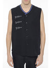 arrow stitch buttoned vest - LANVIN - BALAAN 4